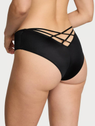 Женские гладкие трусики чики Victoria's Secret 1159837562 (Черный L)