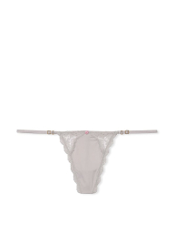 Женские трусики стринги Victoria's Secret 1159837603 (Серый M)