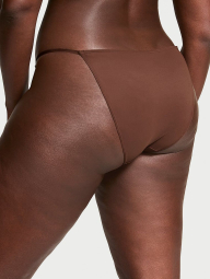 Гладкие трусики стринг бикини Victoria's Secret 1159837643 (Коричневый XS)