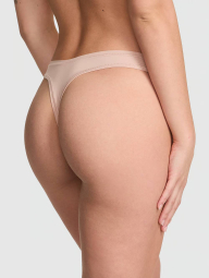 Женские трусики тонг Victoria's Secret Pink 1159837673 (Бежевый M)