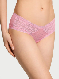 Женские кружевные трусики чики Victoria's Secret 1159838098 (Розовый L)