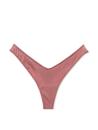Жіночі трусики тонг Victoria's Secret з ремінцями 1159838106 (Рожевий XS)