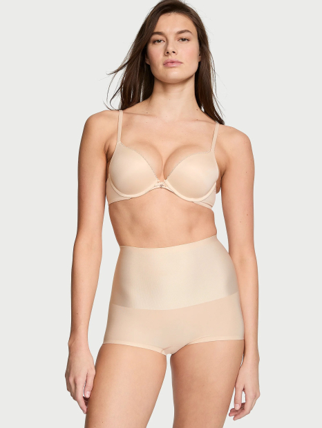 Стягуючі трусики-шортики Victoria's Secret 1159831678 (Бежевий L)