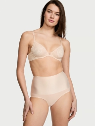 Утягивающие бесшовные трусики брифы Victoria's Secret 1159818283 (Бежевый L)