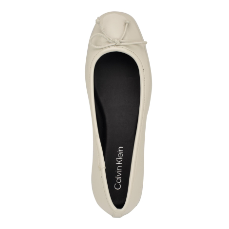 Женские балетки Calvin Klein 37,5 (7 US) 24,5 см Молочный 1159832826