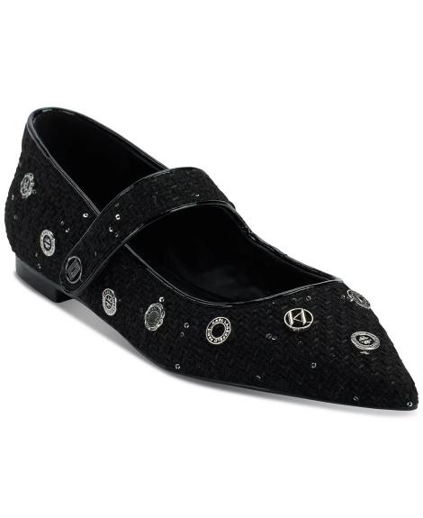 Жіночі балетки Karl Lagerfeld Paris 39 (8,5 US) 25,5 см Чорний 1159835070