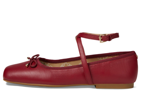 Женские кожаные балетки Michael Kors 38,5 (8 US) 24,5 см Бордовый 1159835614
