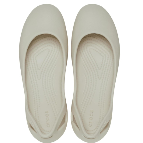 Балетки жіночі Crocs босоніжки 39-40 (9 US) 26 см Бежевий 1159836497