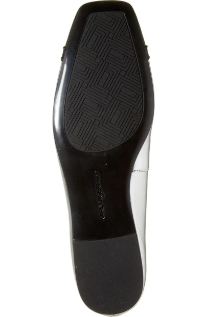 Женские балетки Zofia Karl Lagerfeld Paris 39 (8,5 US) 26 см Серебристый 1159837130