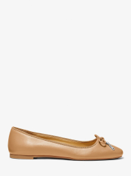 Женские кожаные балетки Michael Kors 36,5 (6,5 US) 24 см Бежевый 1159832261