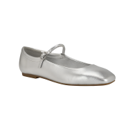 Кожаные балетки Emery Calvin Klein 39,5 (9 US) 26,3 см Серебристый 1159834241