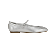 Кожаные балетки Emery Calvin Klein 39,5 (9 US) 26,3 см Серебристый 1159834241