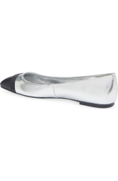 Женские балетки Zofia Karl Lagerfeld Paris 39 (8,5 US) 26 см Серебристый 1159837130