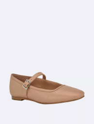 Кожаные балетки Greto Calvin Klein 39 (8,5 US) 25,5 см Бежевый 1159837522