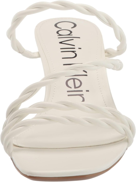 Женские босоножки Calvin Klein на каблуке 1159800585 (Белый, 39)