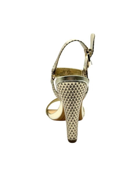 Женские босоножки Karl Lagerfeld Paris на каблуке 1159809744 (Золотистый, 38)