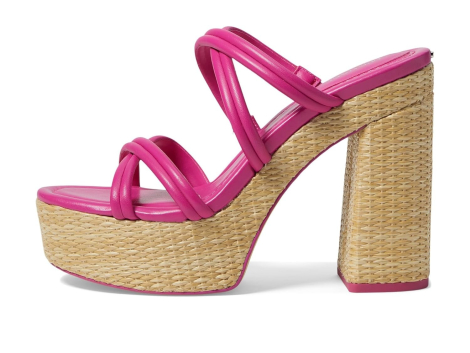 Женские босоножки Michael Kors на каблуке и платформе 38,5 (8 US) 25 см Розовый 1159833601