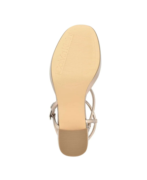 Жіночі босоніжки Lilana Calvin Klein на підборах 39 (8,5 US) 25,5 см Золотистий 1159834250