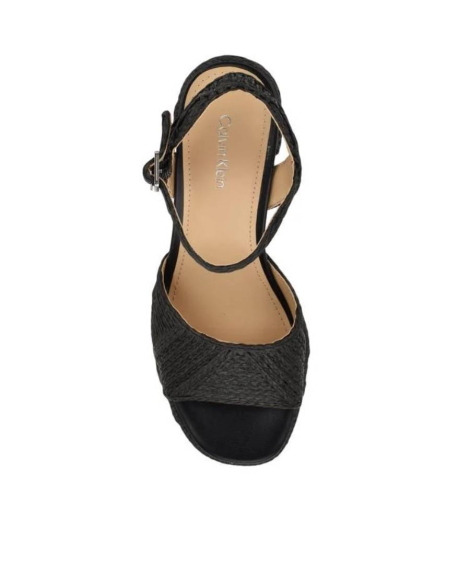 Женские босоножки Lessia Calvin Klein на каблуке 39 (8,5 US) 25,5 см Черный 1159835131