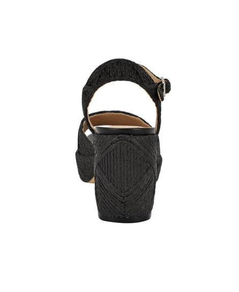 Женские босоножки Lessia Calvin Klein на каблуке 39 (8,5 US) 25,5 см Черный 1159835131