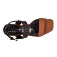 Женские босоножки Calvin Klein на каблуке 38,5 (8 US) 25 см Коричневый 1159818745