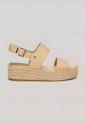 Женские босоножки Tommy Hilfiger на платформе 41 (9,5 US) 26,3 см Бежевый 1159835585