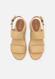 Женские босоножки Tommy Hilfiger на платформе 41 (9,5 US) 26,3 см Бежевый 1159835585