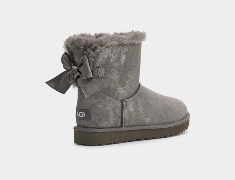 Женские угги UGG на подкладке из меха 1159795386 (Серый, 37)