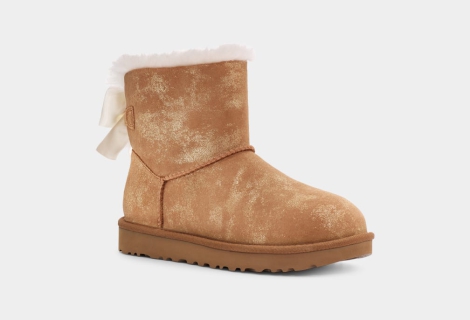 Женские угги UGG на подкладке из меха 1159795388 (Коричневый, 38)