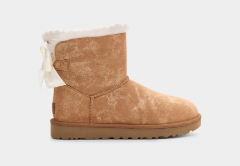 Женские угги UGG на подкладке из меха 1159795388 (Коричневый, 38)