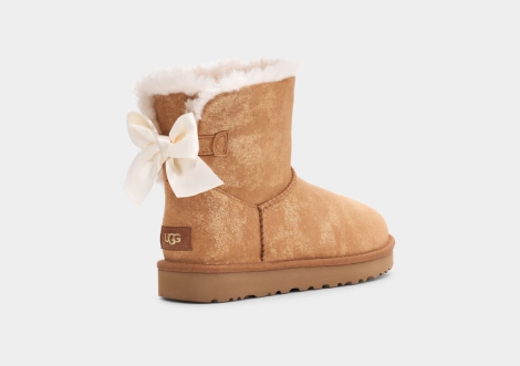 Женские угги UGG на подкладке из меха 1159795388 (Коричневый, 38)