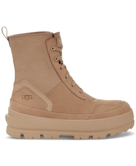 Женские ботинки Lug UGG на шнурках 1159800829 (Бежевый, 37)