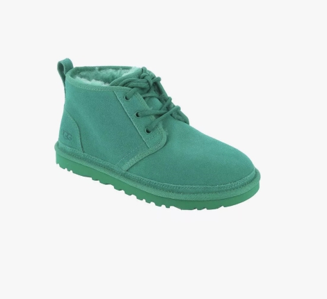 Женские ботинки UGG с мехом 1159809923 (Зеленый, 38)