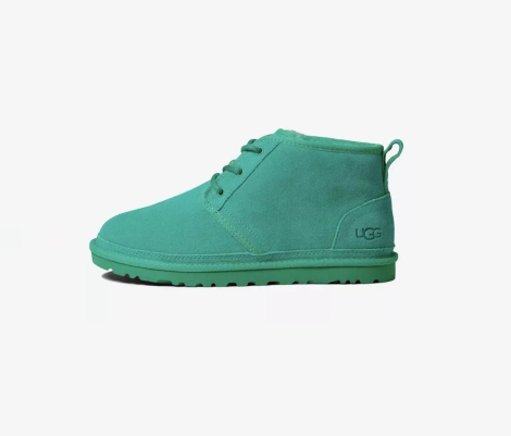 Женские ботинки UGG с мехом 1159809923 (Зеленый, 38)