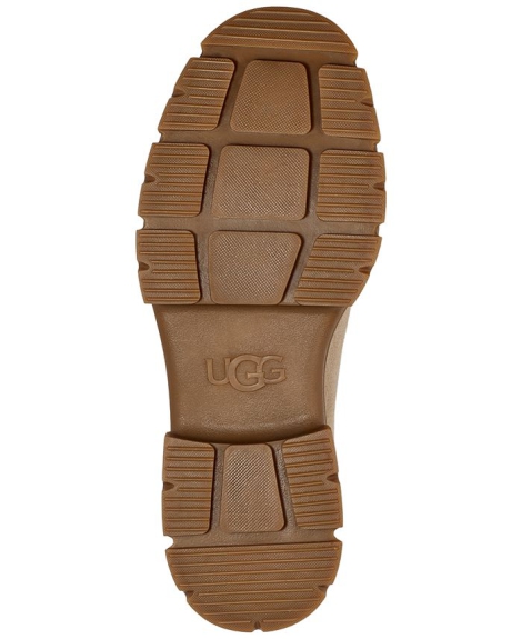 Жіночі черевики з натуральної замші челсі UGG на платформі 1159810210 (Бежевий, 37)