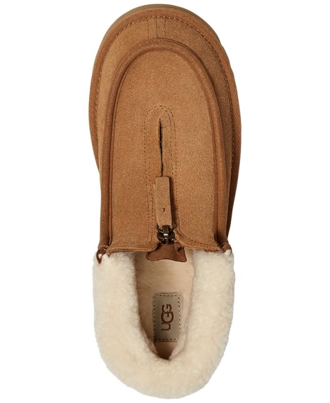 Женские ботинки замшевые UGG на молнии 1159811836 (Коричневый, 42)