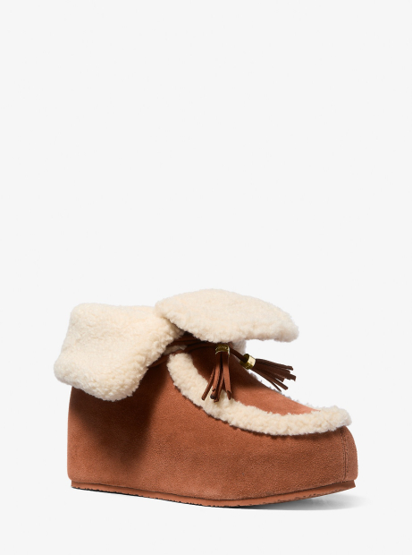 Женские ботинки Michael Kors Effie замшевые 36 (6 US) 23 см Коричневый 1159832194