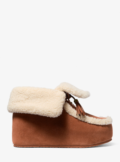 Женские ботинки Michael Kors Effie замшевые 36 (6 US) 23 см Коричневый 1159832194