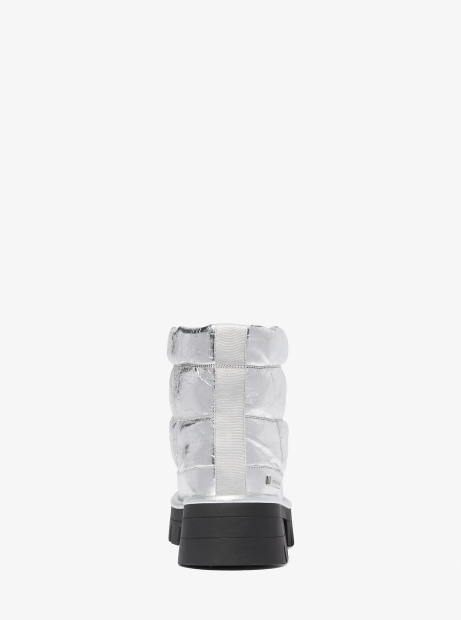 Кожаные ботинки Barton Michael Kors 37 (7 US) 24,5 см Серебристый 1159832193