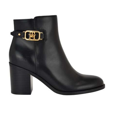 Женские ботинки Tommy Hilfiger с логотипом 40 (9 US) 26 см Черный 1159832872