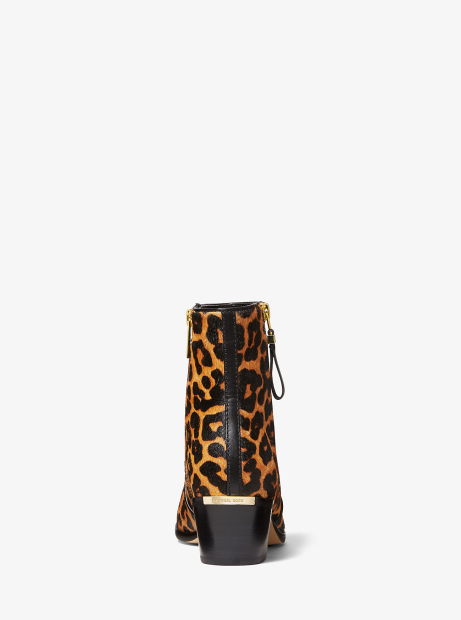 Женские ботинки Sawyer от Michael Kors из натуральной шерсти 36,5 (6,5 US) 24 см Леопардовый 1159835212