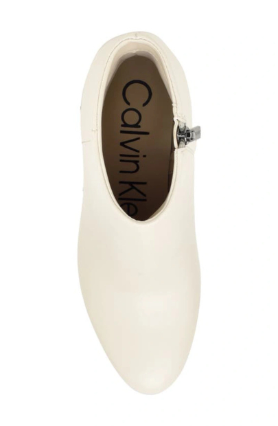 Женские ботильоны Calvin Klein ботинки на каблуке 40 (9,5 US) 26,5 см Белый 1159834533