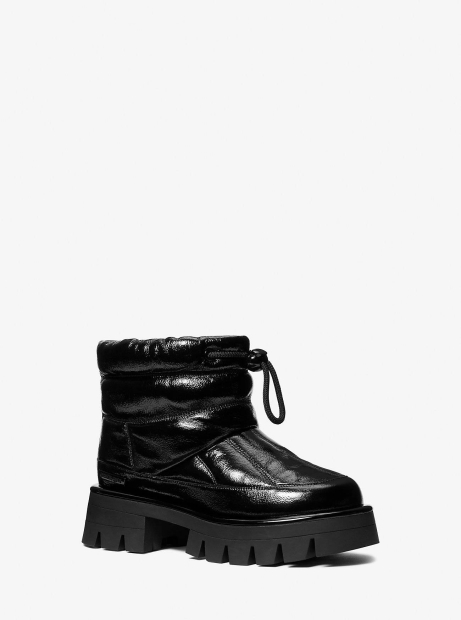 Кожаные ботинки Barton Michael Kors 37 (7 US) 24,5 см Черный 1159835462