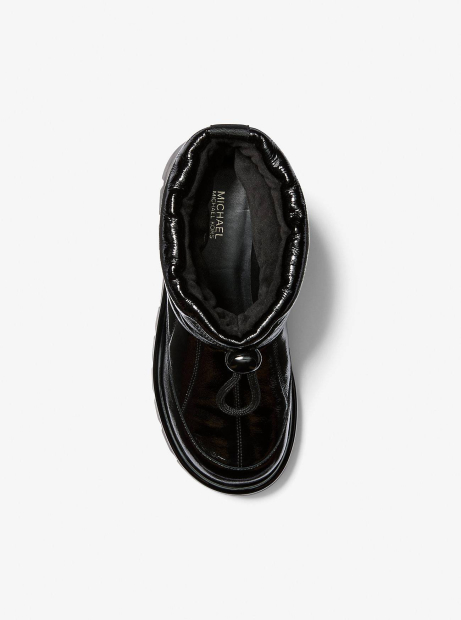 Кожаные ботинки Barton Michael Kors 40 (9 US) 26,5 см Черный 1159839035