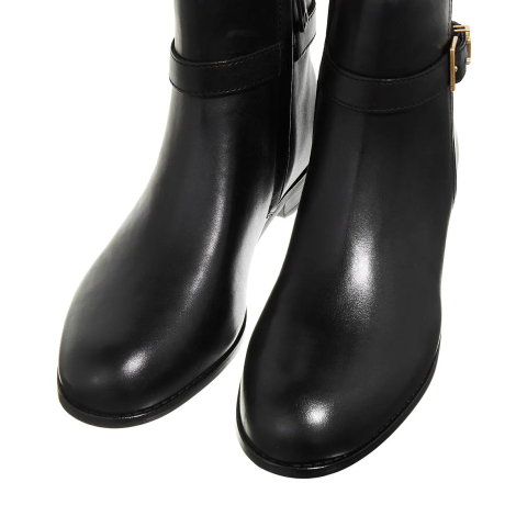 Женские кожаные ботинки Lauren Ralph Lauren 36,5 (6 US) 23,5 см Черный 1159835722