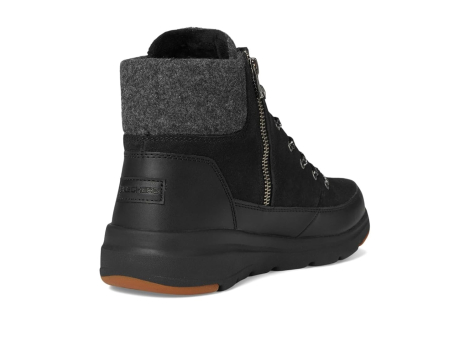 Женские ботинки Skechers замшевые 36,5 (6,5 US) 23,5 см Черный 1159837547