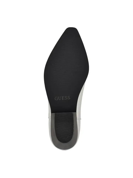Женские ботинки казаки GUESS на каблуке 38,5 (8 US) 25,5 см Серебристый 1159837680