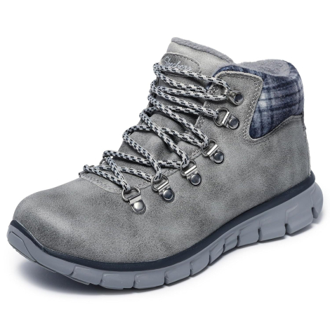 Жіночі черевики Skechers Synergy Plaid Mood 39 (9 US) 25,7 см Сірий 1159838011