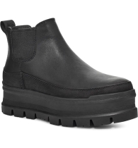 Женские кожаные ботинки UGG на платформе 1159794473 (Черный, 40)