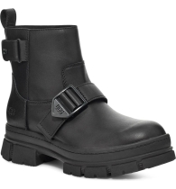 Женские кожаные водонепроницаемые ботинки UGG Ashton 1159796198 (Черный, 39)